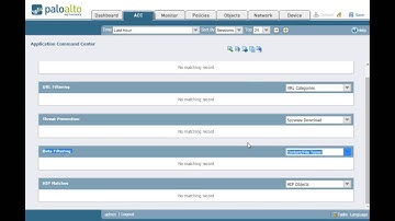 paloalto Firewall Training  Application Command Center(ACC) part 4