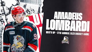 Amadeus Lombardi Mic'd Up | 17th Annual sled hockey game