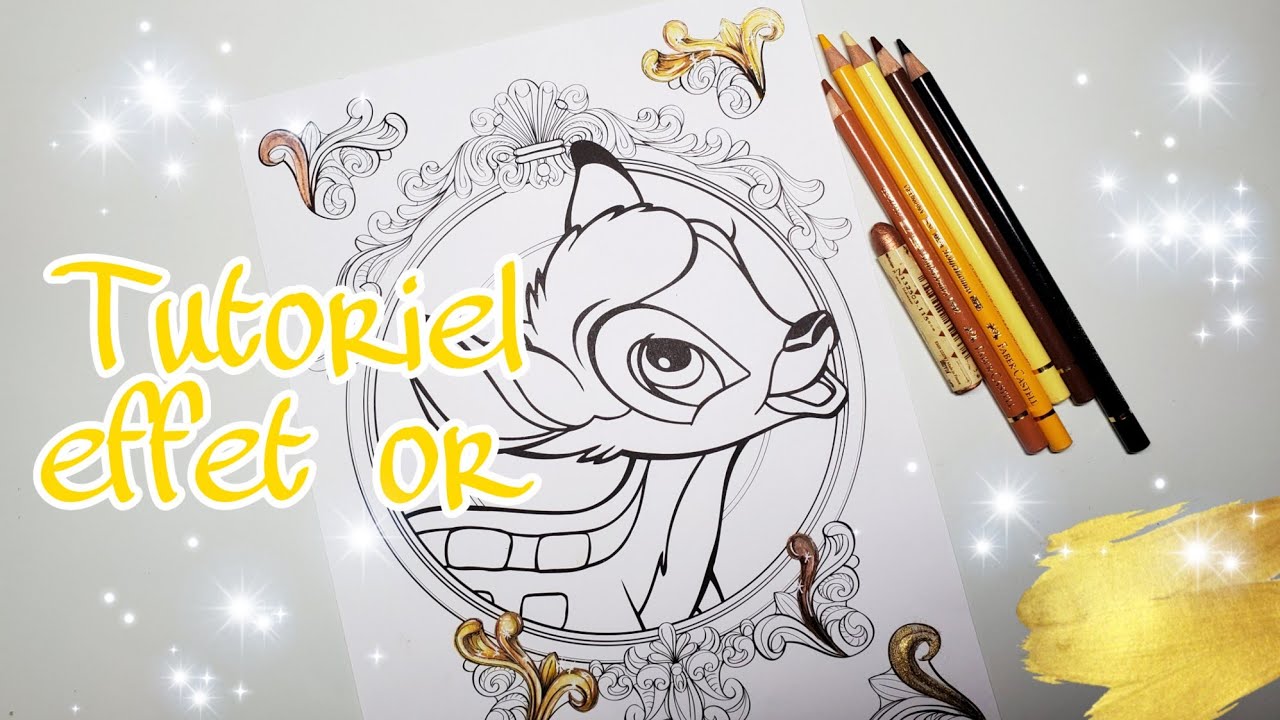 Tutoriel effet or: plusieurs techniques