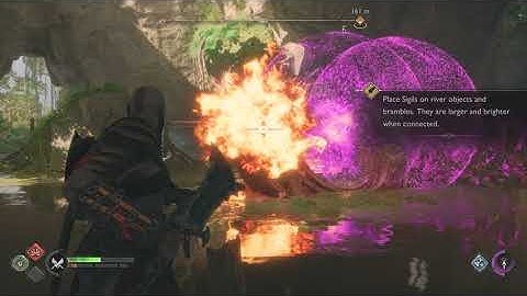 How to place sigils on river objects and brambles     | God of War Ragnarök