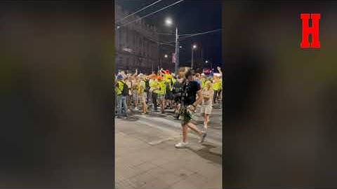BLOKADERI GAĐAJU POLICIJU: Krenuli u haos
