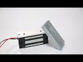 12-24V Fail Safe Electromagnetic Door Lock with Access Control Plate video