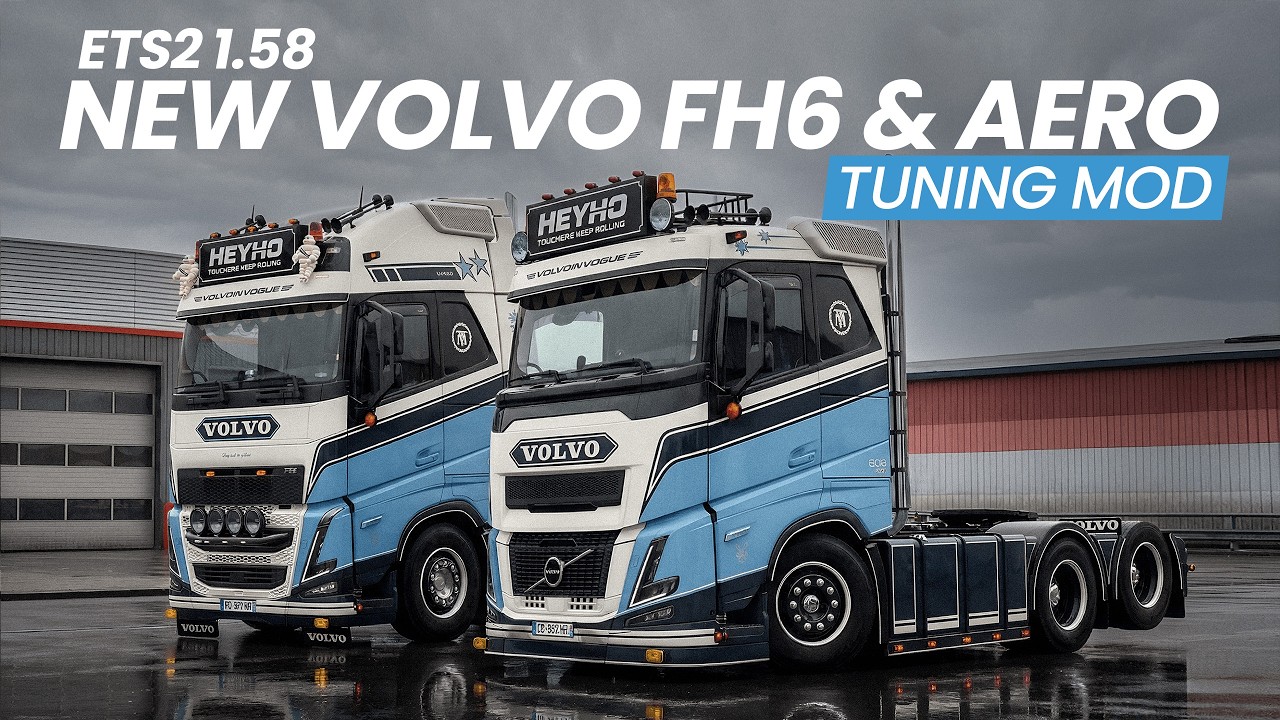 Лучший мод для ETS 1.58 - ™ Custom Part для Volvo FH6 и Aero
