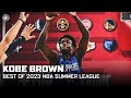 Best of kobe brown 23 summer league highlights  la clippers