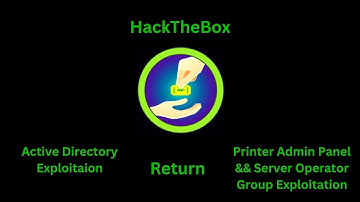 HackTheBox HTB Return - Printer admin Panel && Server Operator Exploitation