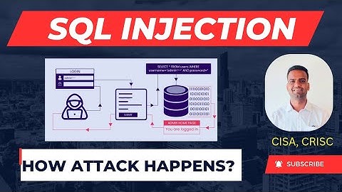 How SQL Injection attack happens? How to stay safe?