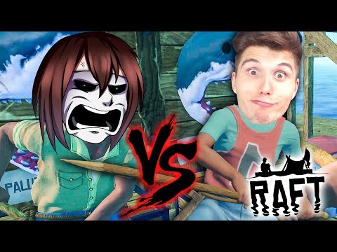 Ich kämpfe gegen GERMANLETSPLAY ☆ Raft #22