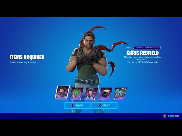 Fortnite adds Resident Evil's Chris Redfield and Jill Valentine