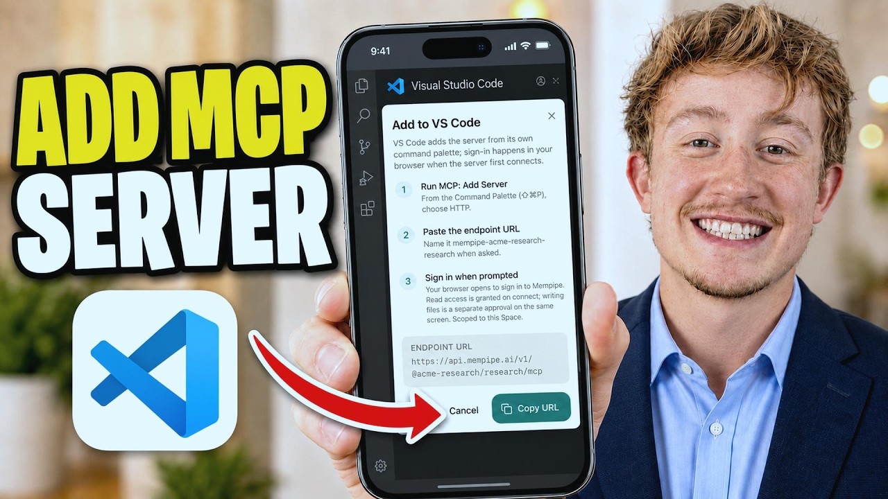 How To Add MCP Server Manually In VS Code - Full Guide - YouTube