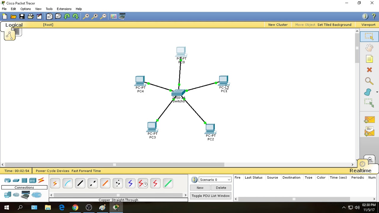 packet tracer commands