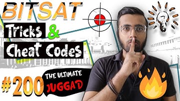 😱BITSAT 2021: Jugaad Tricks 100% Working🔥🔥🔥| BITSAT Physics Tricks.🤩🙌 | Tricks & Cheat Codes #200