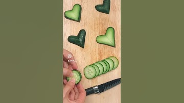 Cucumber cutting idea! How to create flower with cucumber🥒—» 🪷