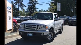 2010 Ford Ranger Sport W/ AC, Satellite Radio & Bed liner Review | Island Ford