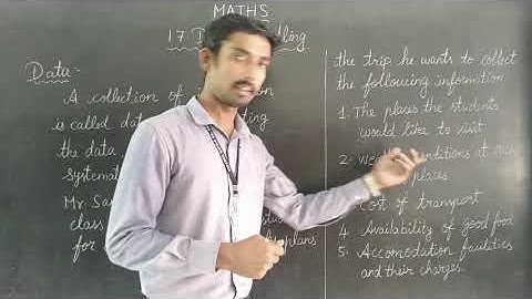 chapter 17 data Oxford Class 6 Mathematics