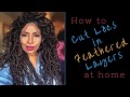 DIY How to Cut Your Locs At Home in Feathered Layers for More Fullness