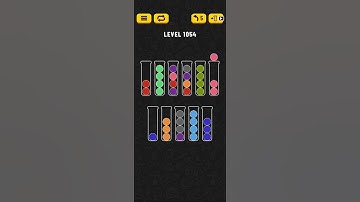 Ball Sort - Color Puzzle Game - Level 1054 - Walkthrough SOLVED by RobotPlayer AI!!!