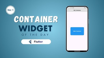 Container Widget | Flutter Widget Series Day#1