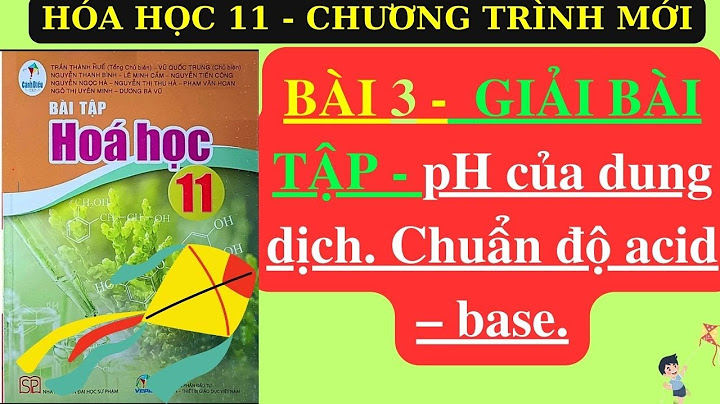 Giải bài tập sbt hóa 11 bài ph dd