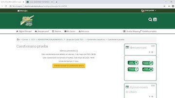 Agregar preguntas aleatorias y revisión final de un cuestionario en Moodle