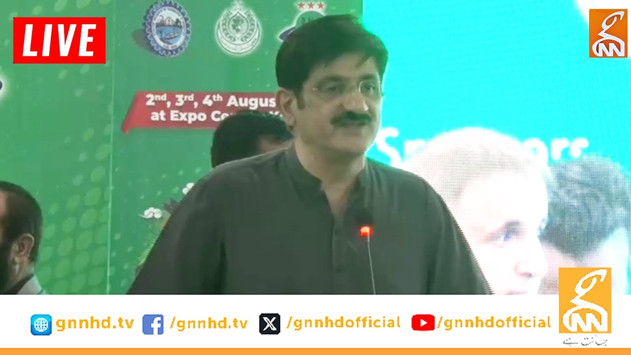 LIVE | CM Sindh Murad Ali Shah Address to Ceremony | GNN