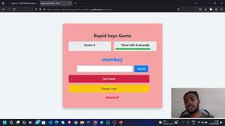 RAPID KEYS GAME | CS50X FINAL PROJECT | screenshot 3