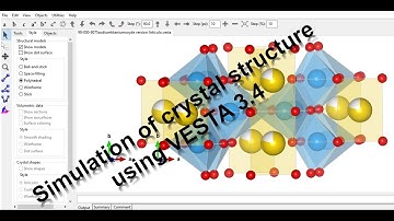 Visualization for Electronic and STructural Analysis program (VESTA v. 3.4)