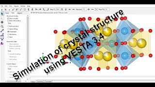 Visualization for Electronic and STructural Analysis program (VESTA v. 3.4)