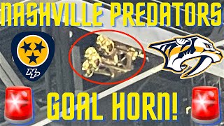 Nashville Predators  Goal Horn (Best on YouTube!) [4k]