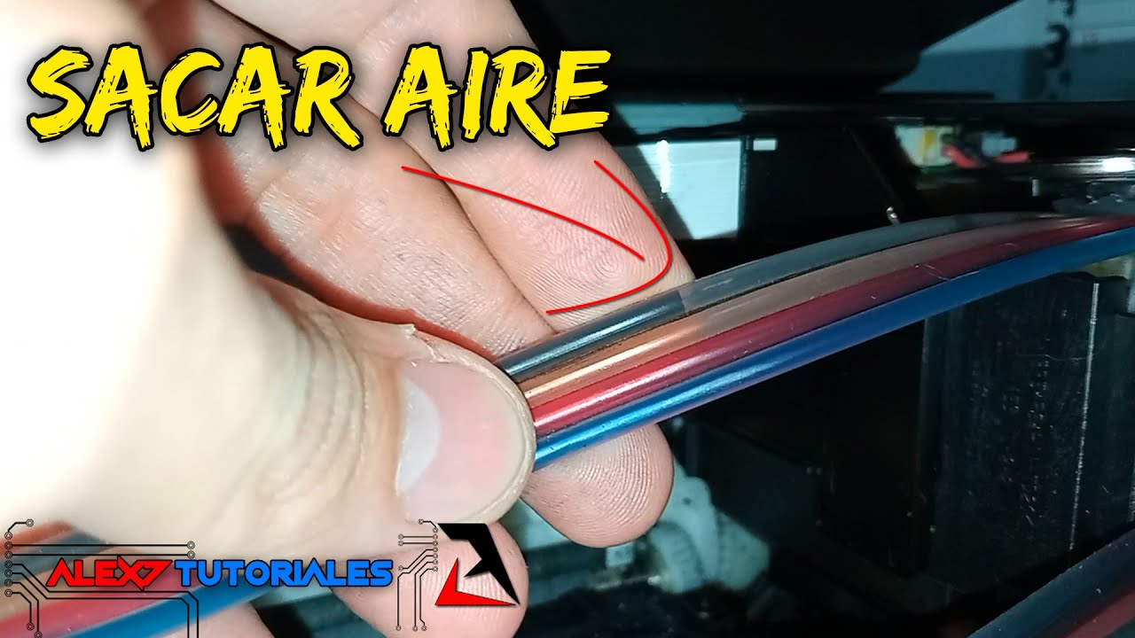 Sacar Aire de Mangueras Sistema de Tinta Continua Impresora EPSON 🖨️ -  YouTube