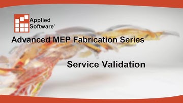 Advanced MEP Fabrication Series, Part 4: Service Validation within Fabrication CADmep