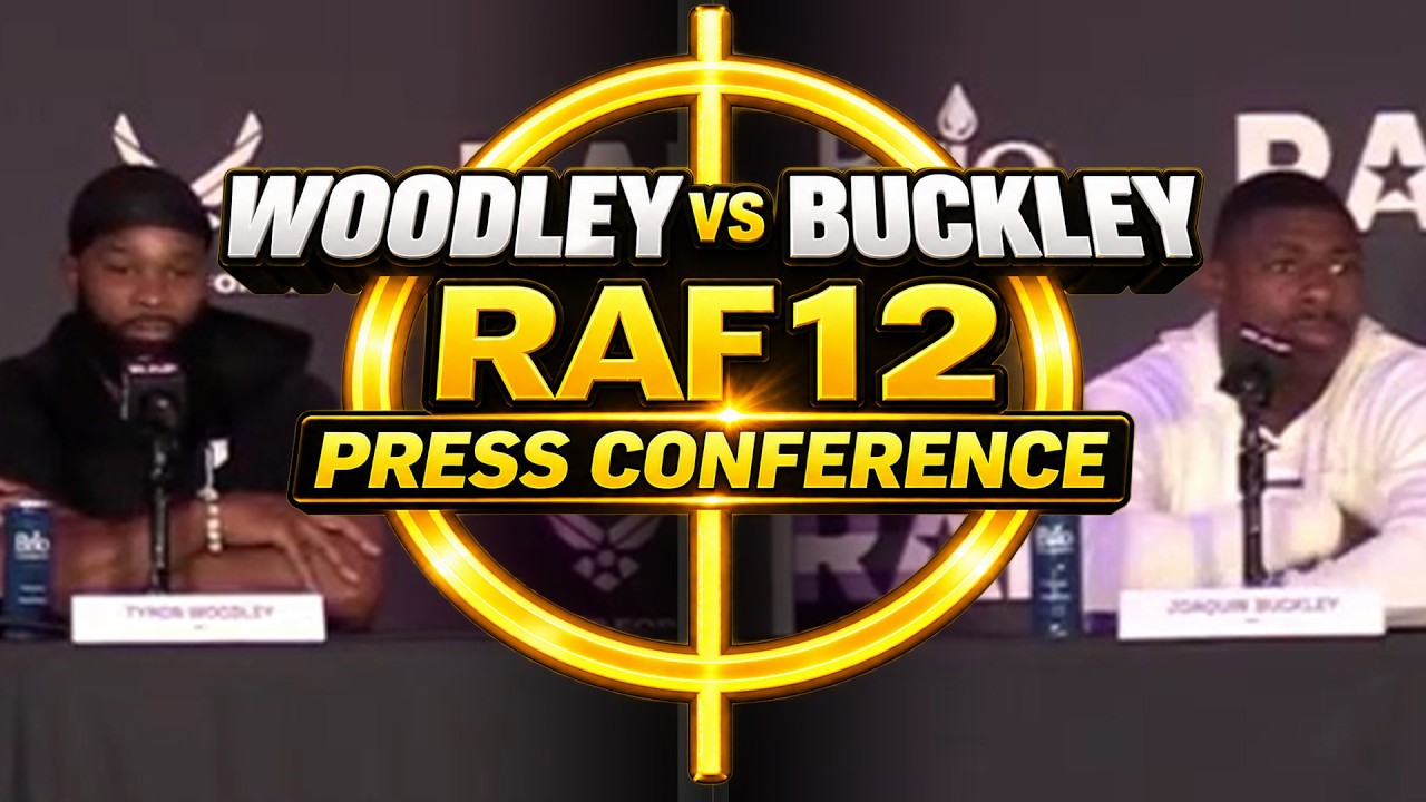 Tyron Woodley vs. Joaquin Buckley RAF 12 Press Conference | Woodley vs. Buckley | MMA Fighting