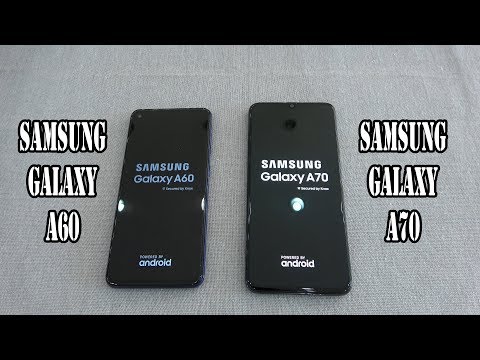 Samsung Galaxy A60 vs Samsung Galaxy A70 | SpeedTest and Camera comparison