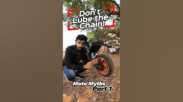 Don’t lube your chain! #shorts Bike tips #duke #malayalam Moto myth 1