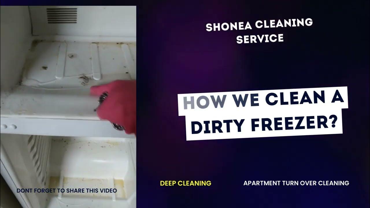 How to (we) deep clean a freezer? YouTube