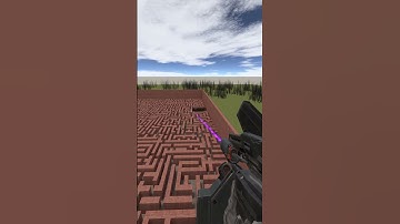 Destroying Cockroach Super in Big Maze Nextbot Gmod