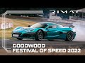 Rimac Nevera sideways action at Goodwood Festival of Speed 2022