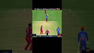 KL Rahul vs Mohammed Shami Battle 🥵🔥 |Real Cricket Battle 🥶| |Real Cricket 🤯| #shorts