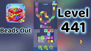 Beads Out Level 441  Walkthrough 🧩✨ | Tricky Bead Puzzle Solution | Go Answer