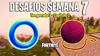 FORTNITE - RESOLVER DESAFIOS SEMANA 7 TEMPORADA 3!