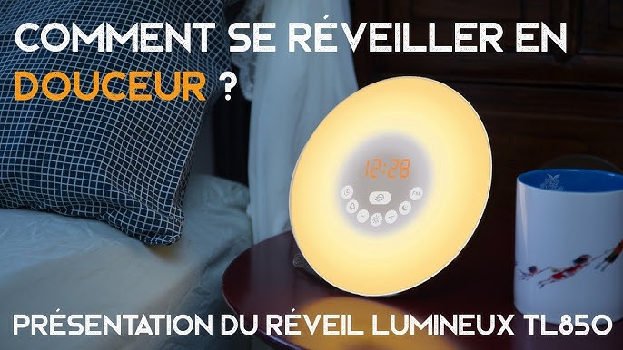 We - WE Radio Réveil Lumineux Lampe de Chevet Réveil Lumière LED