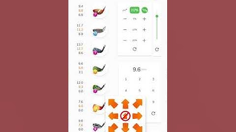 Notebook for Golf Clash Demonstration Wind Assist Using the wind directional input iPhone