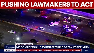 Maryland considers bills to limit speeding & reckless drivers