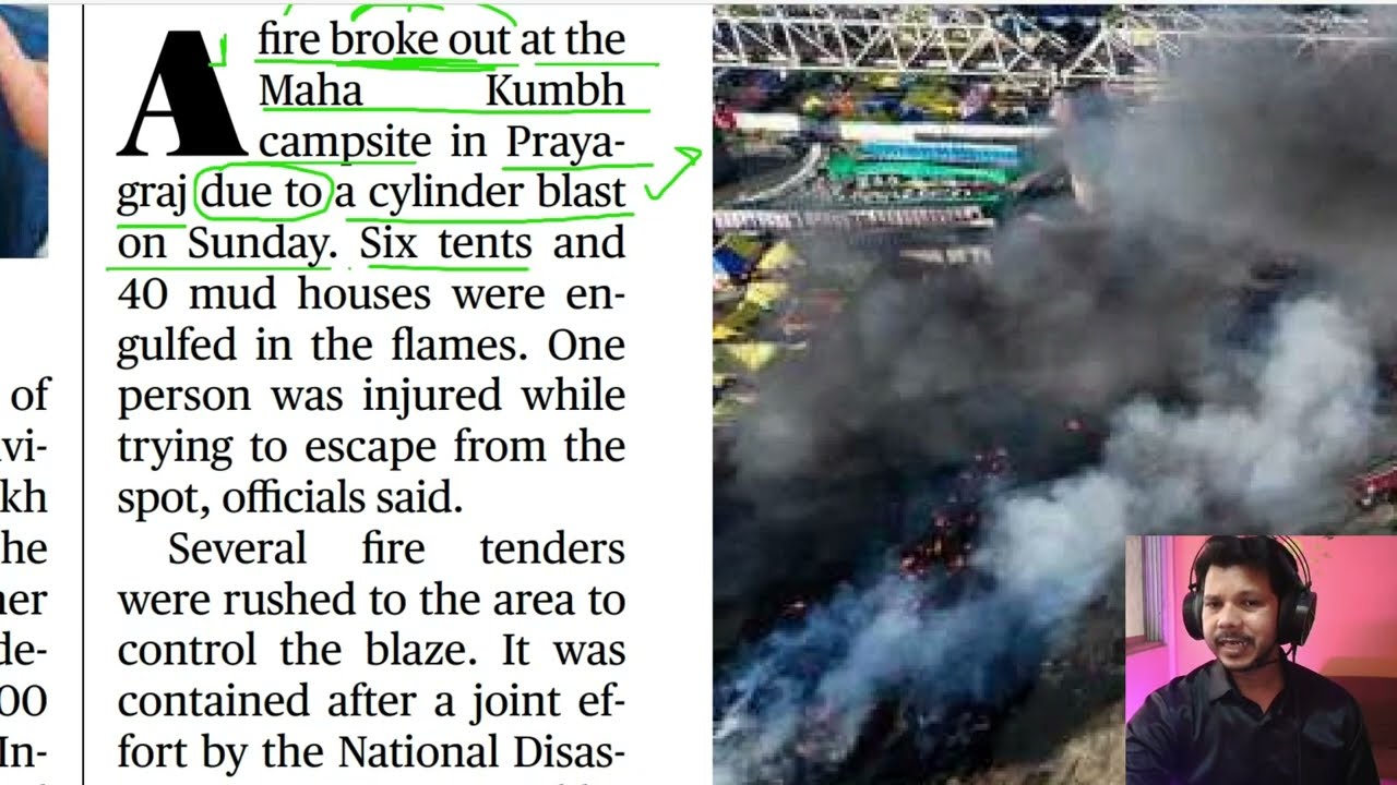 NEWS PAPER READING FOR BEGINNERS || 