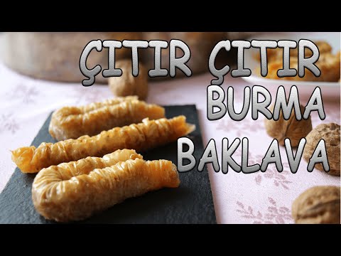 ÇITIR ÇITIR BURMA BAKLAVA TARİFİ ✅İKİ FARKLI ŞEKİL ✅BU KADAR KOLAYI YOK 💯 HAZIR BAKLAVA YUFKASI İLE✅