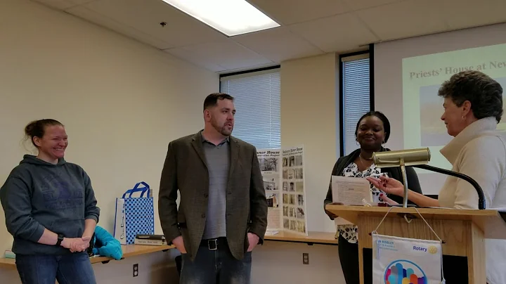 Josh Shaffer is inducted in to Leonardtown Rotary