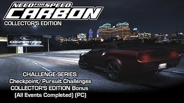 NFS: Carbon - Challenge Series - Checkpoint/Pursuit Challenges (Collector