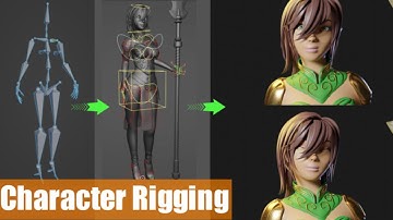 Blender Rigging Tutorial - Fantasy character Creation - Part 6