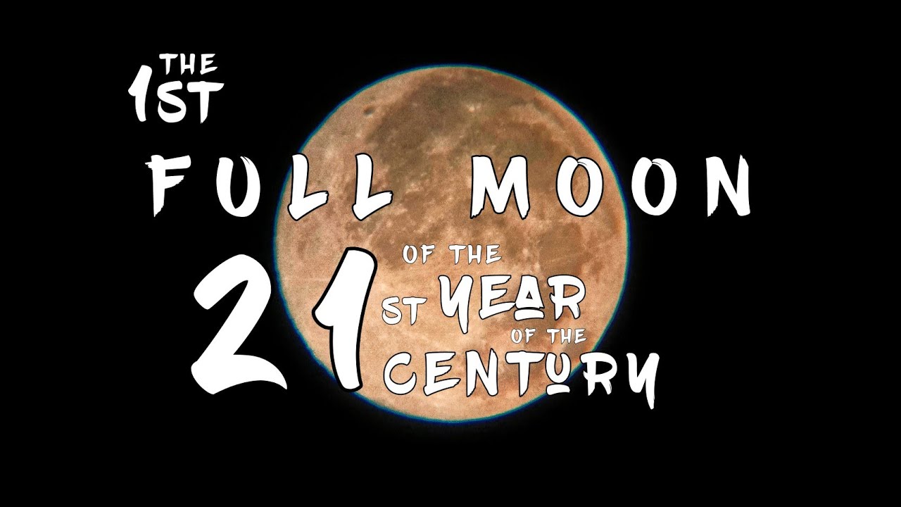 The First Full Moon of 2021 | F70060 Refractor Telescope