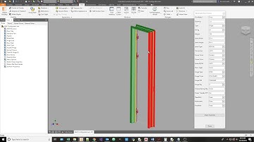 Door Frame Generator Form [Generative Design & Product Rules] (Autodesk Inventor, VB.NET, iLogic)