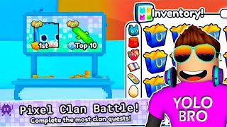 :  * *  PIXEL CLAN BATTLE PET SIMULATOR 99  ! ROBLOX